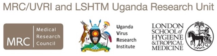 logos for the Medical Research Council, Uganda Virus Research Institute, and London School of Hygiene & Tropical Medicine